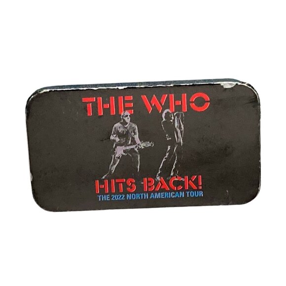 The Who Hits Back 2022 American Tour Messenger Bag Guitar Picks VIP Lanyard New - Picture 10 of 13